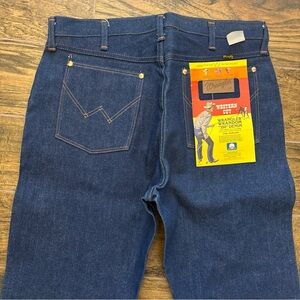 SOLD Rare Wrangler 11MWZ Blue Bell 60’s NWT Dead Stock Denim Jeans USA 34x36